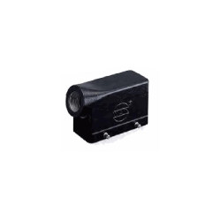 Capot 16B, Aluminium moulé sous pression, acier inoxydable, IP65, Sortie horizontale, M32